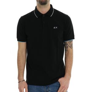 POLO SMALL STRIPE SUN68 NERO